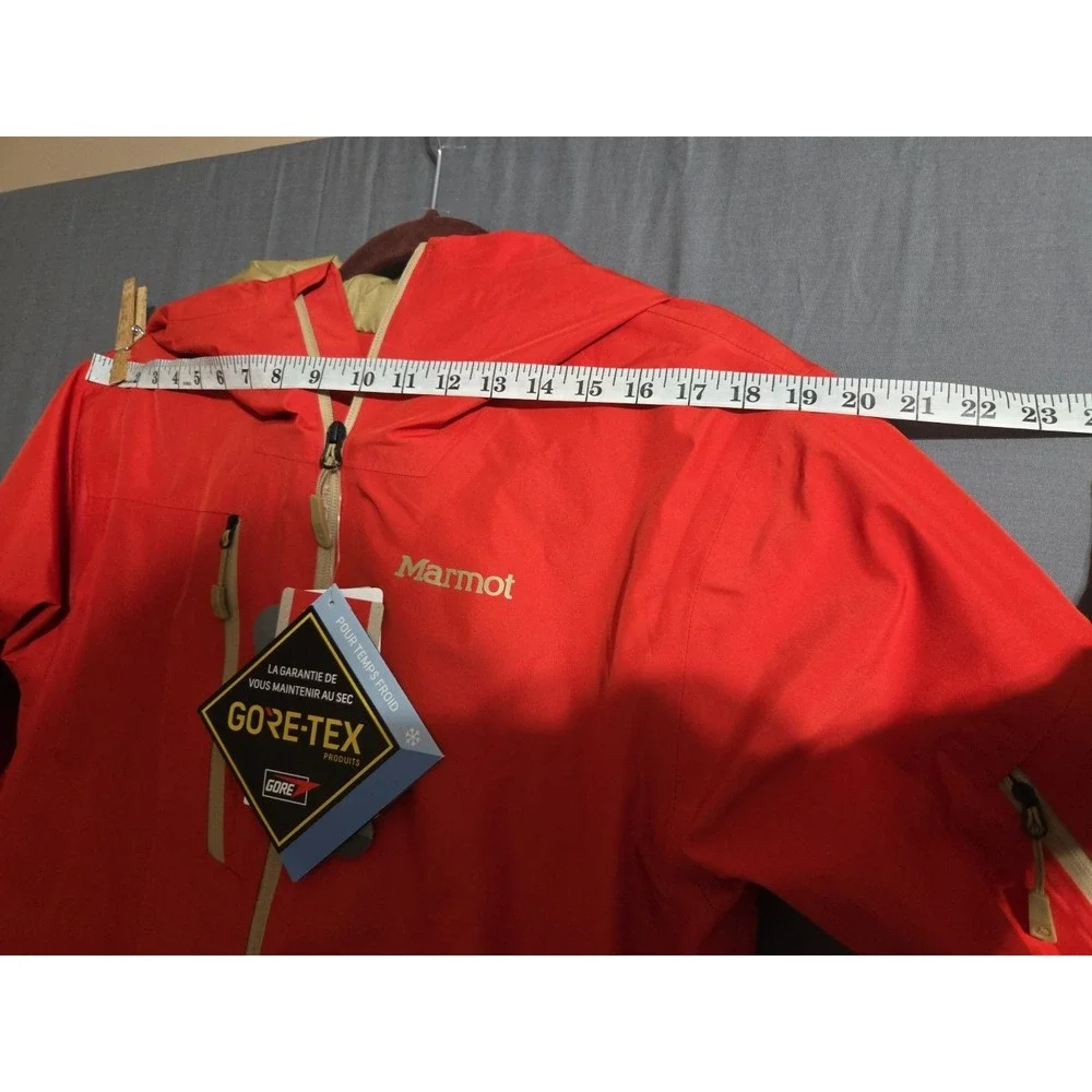 NEW Marmot Lightray Men's M Gore-Tex Recco Ski Parka/Jacket/Coat Orange $350